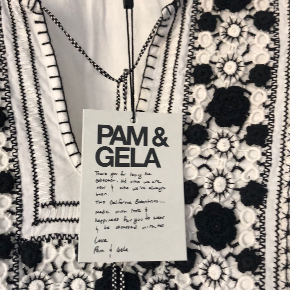 NWT Pam and Gela “Voile Hippie” blouse - Picture 6 of 8
